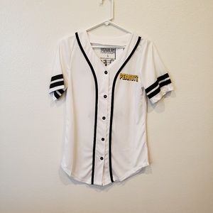 Peanuts Baseball Jersey W Snoopy L Nwt 